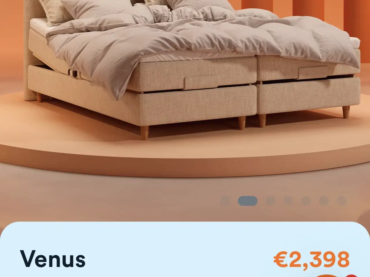 Billede 1 - Flot elevationsseng