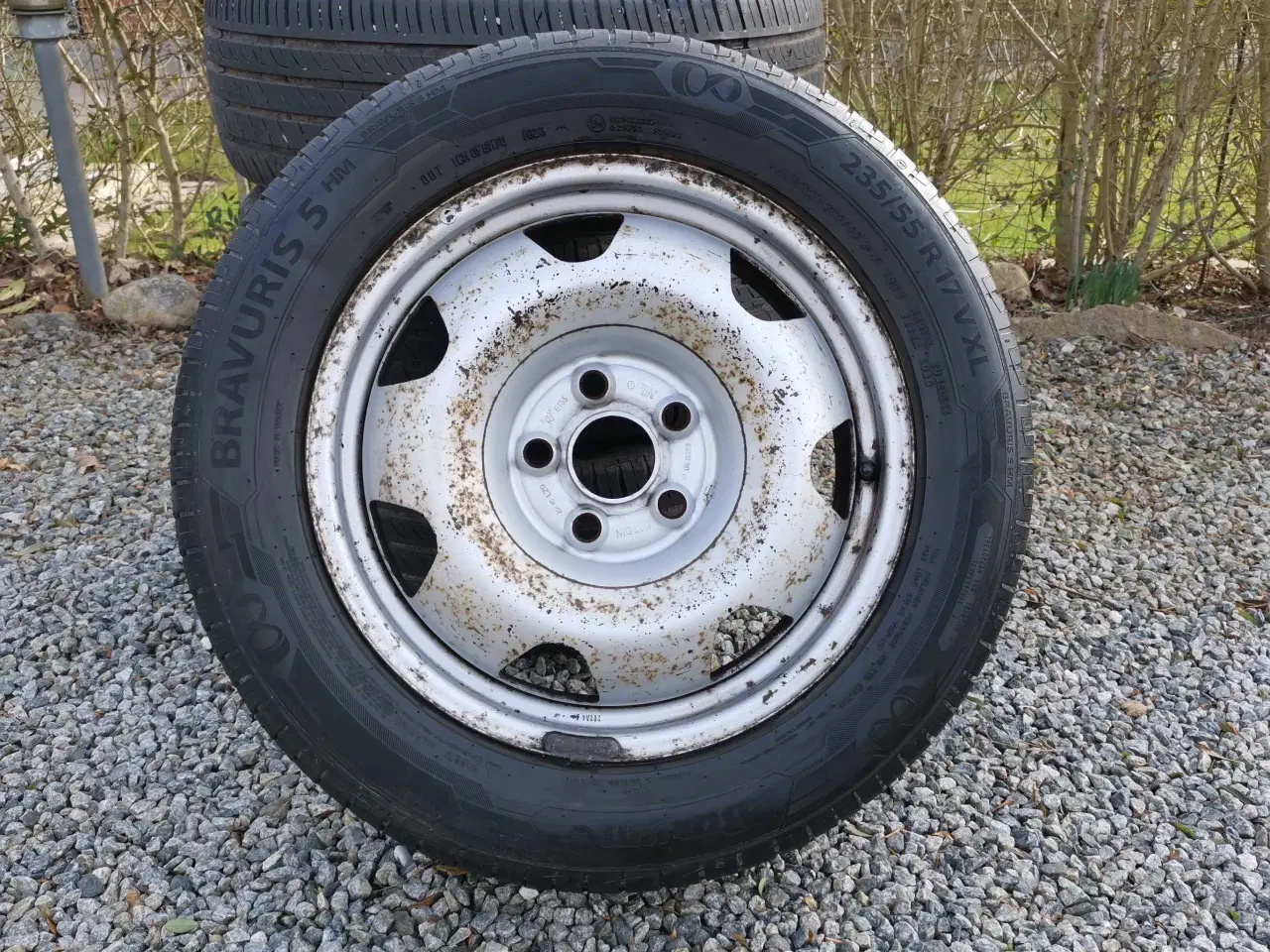 Billede 3 - Sommerdæk på stålfælge