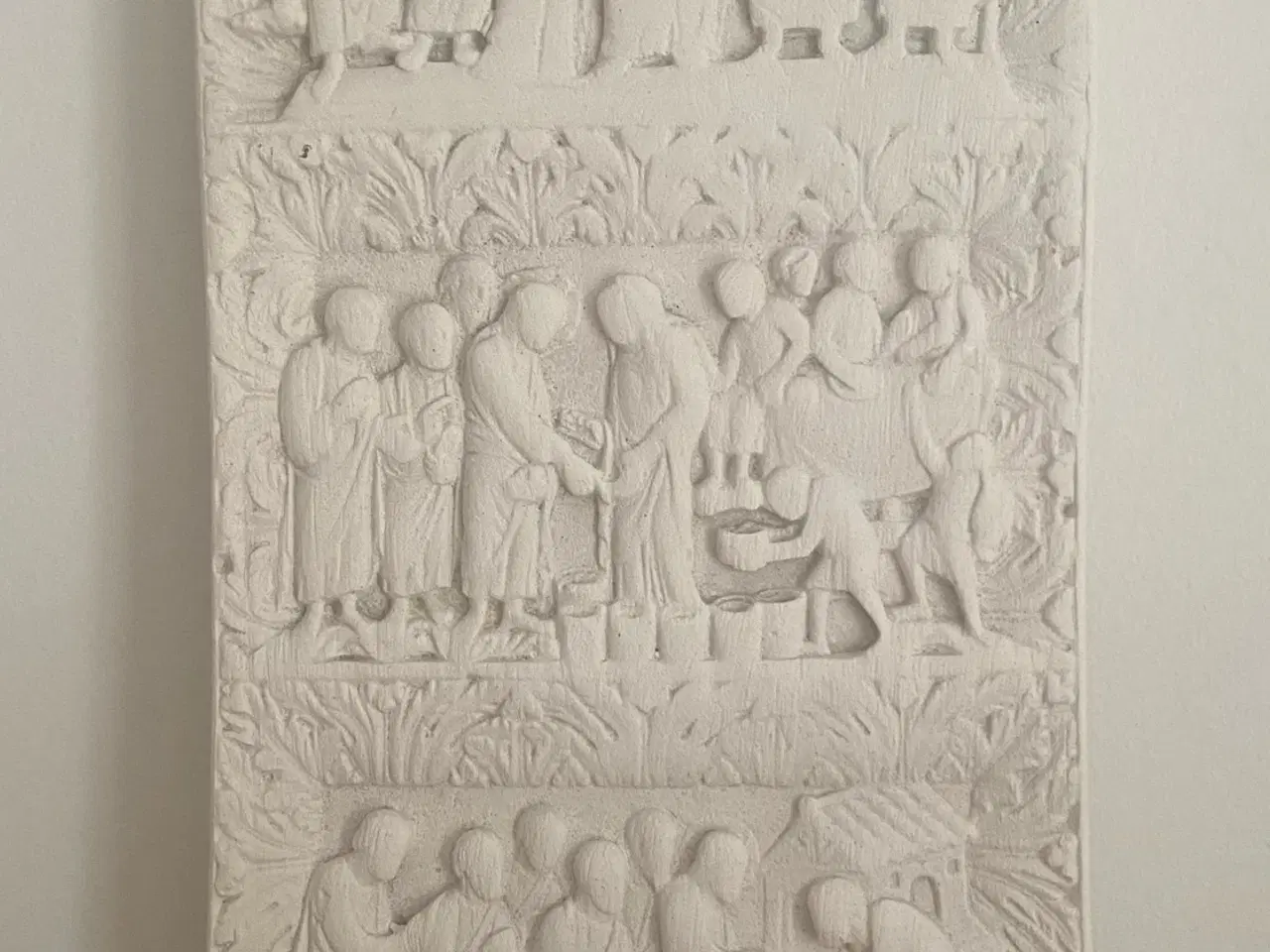 Billede 1 - * Gammel gipsafstøbning af; Fremstillingen i templ