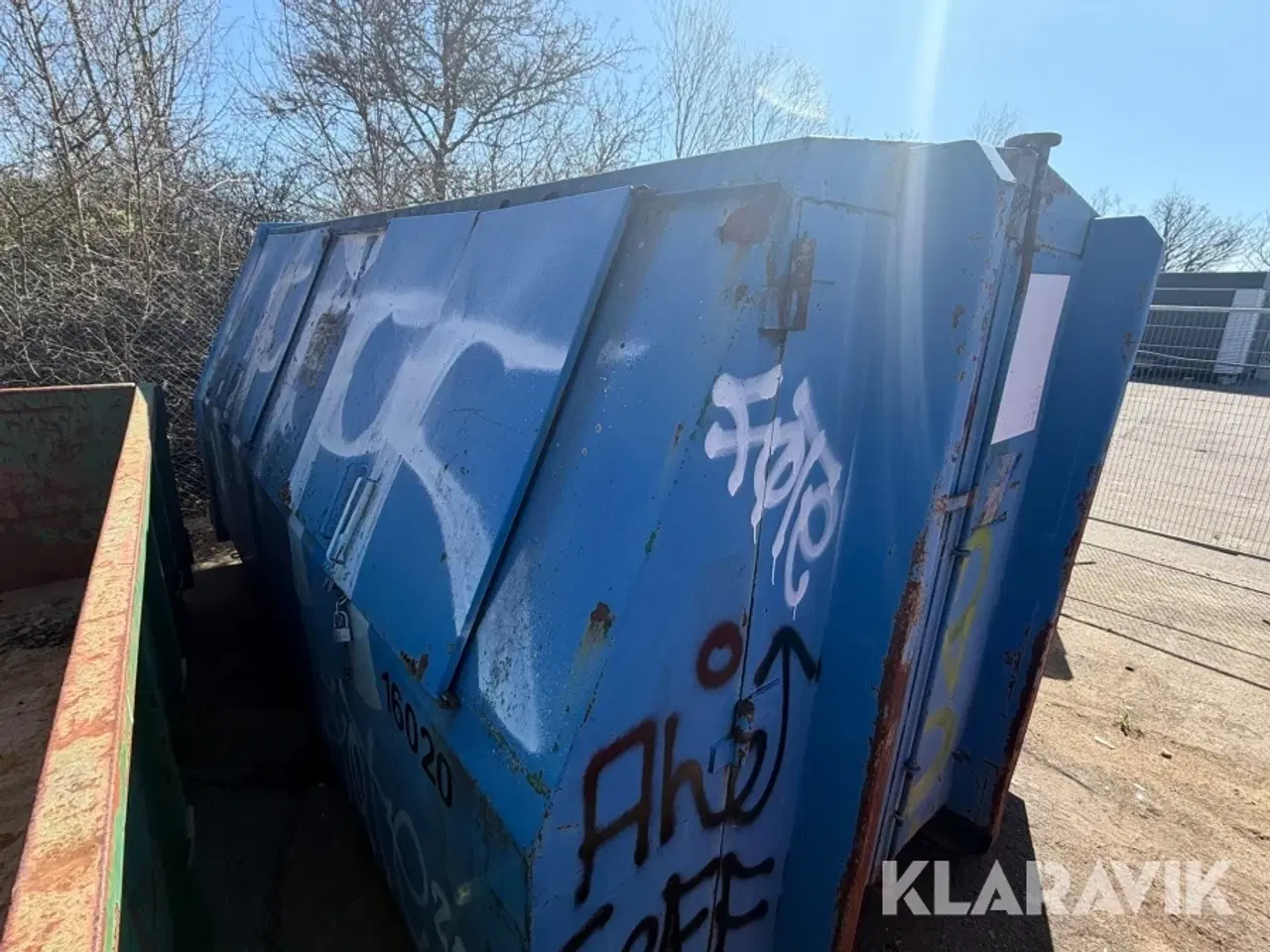 Billede 2 - Container Lukket 4 dobbeltlåger samt dobbelt for- og bagdør