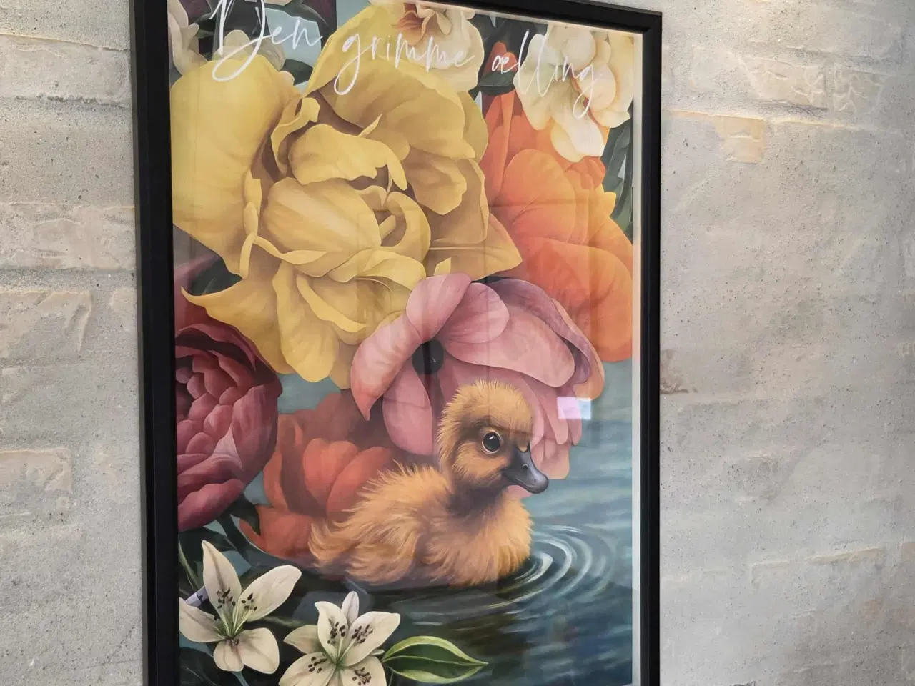 Billede 2 - H. C. Andersen Plakat i Ramme