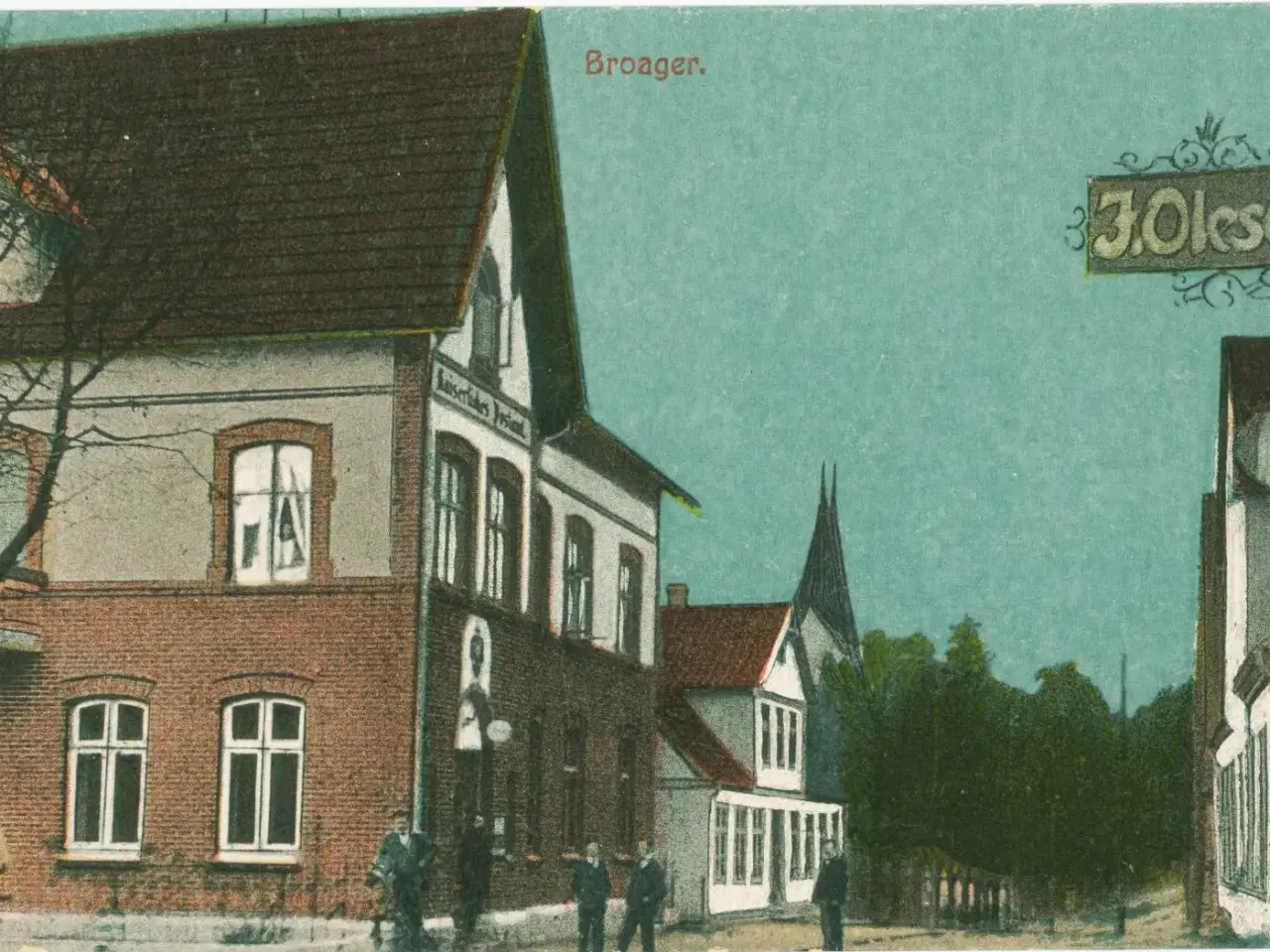 Billede 1 - Broager Posthus før 1920