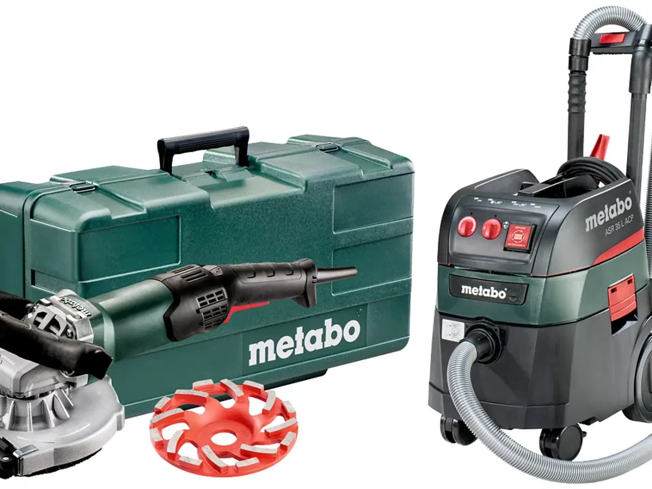 Billede 1 - Sampak: Betonsliber RSEV19-125+støvsuger ASR35LACP