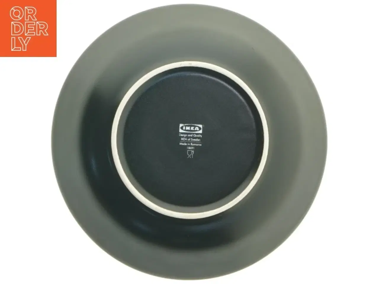 Billede 4 - Sorte dybe tallerkener fra IKEA (str. Ø 22x5 cm)