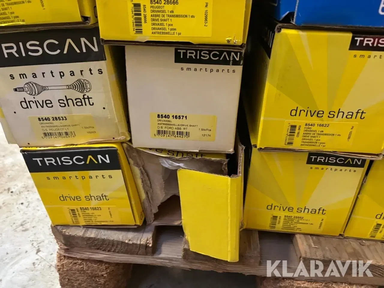 Billede 6 - Assoteret trækaksler Triscan - cirka 50 styks