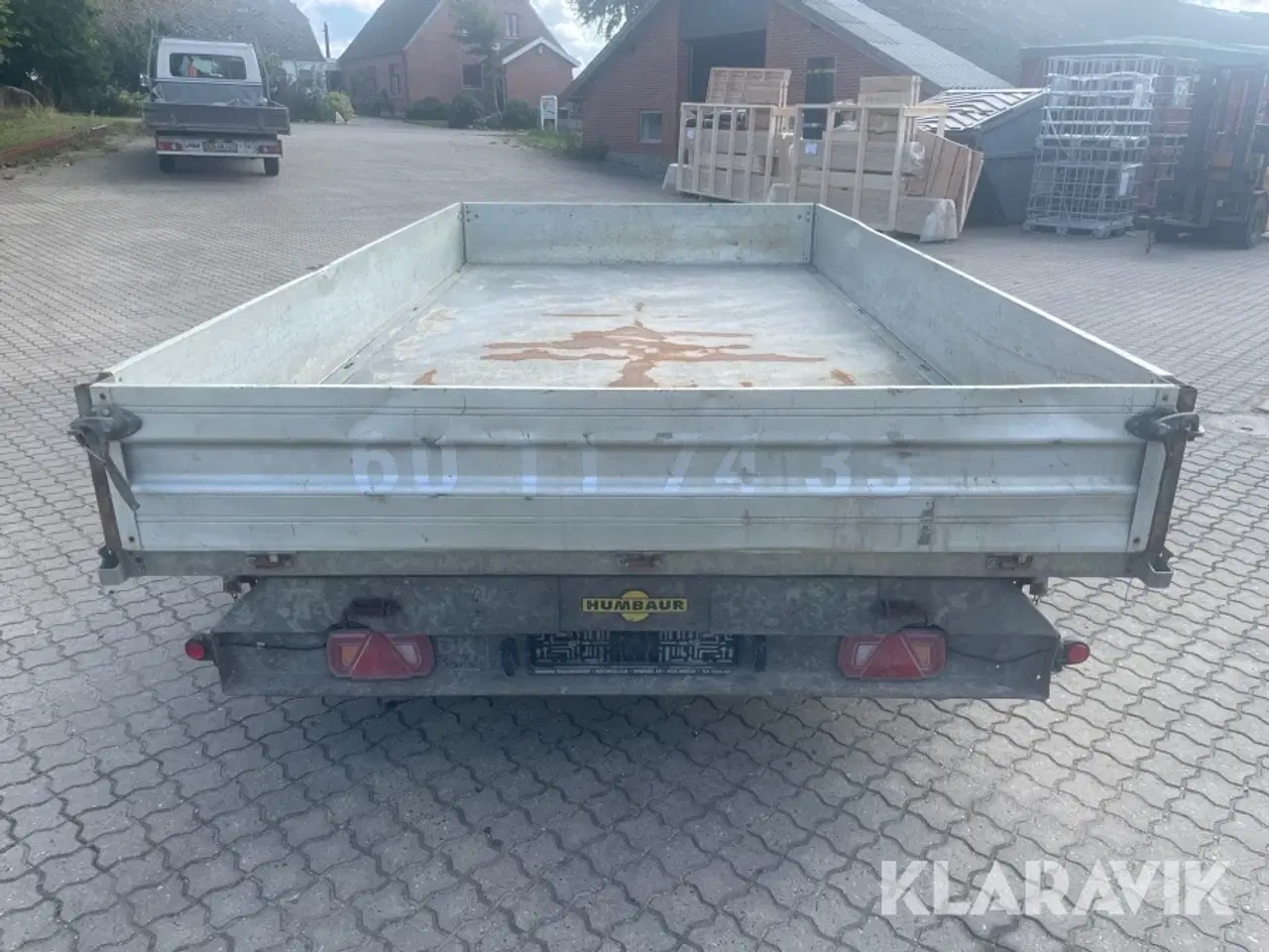 Billede 4 - Tiptrailer Humbaur 3500 3 akslet