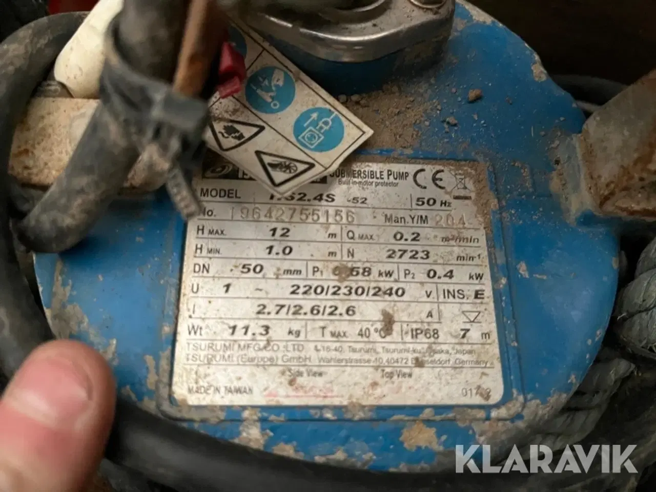 Billede 12 - Dykpumper Flair/Tsurumi 11 styk samt en generator