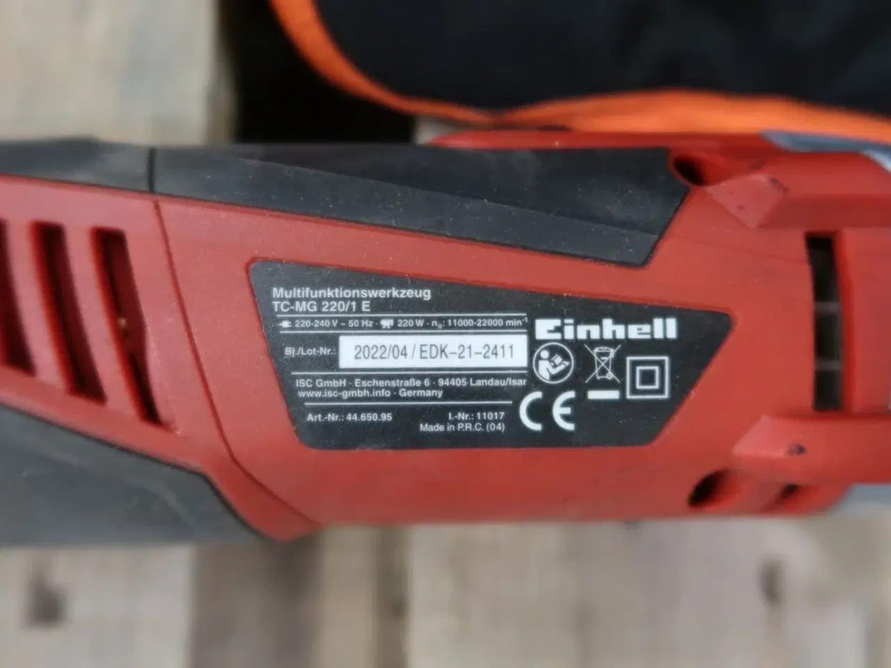 Billede 2 - Einhell TC-MG 220/1 E multicutter