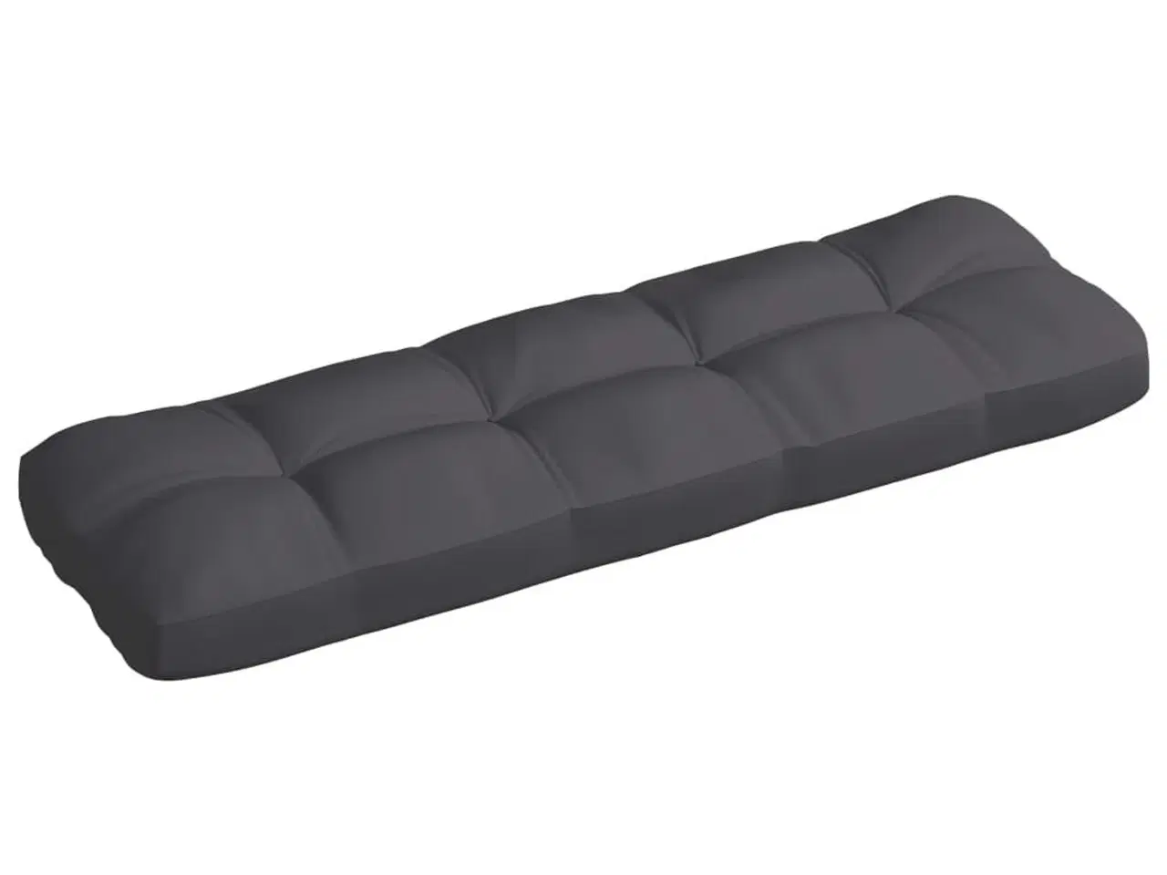 Billede 1 - Pallehynde 120x40x12 cm stof antracitgrå