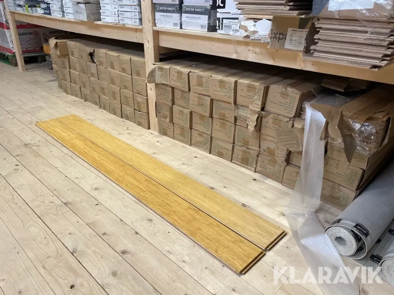 Billede 3 - Bambus klikgulv Holse & Wibroe ca 130kvm