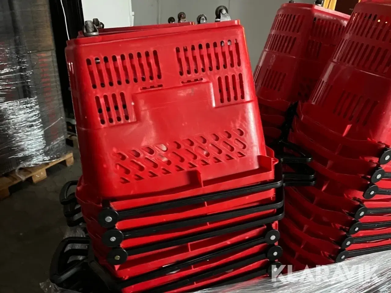 Billede 12 - Indkøbskurve på hjul 1 palle - 110 styk