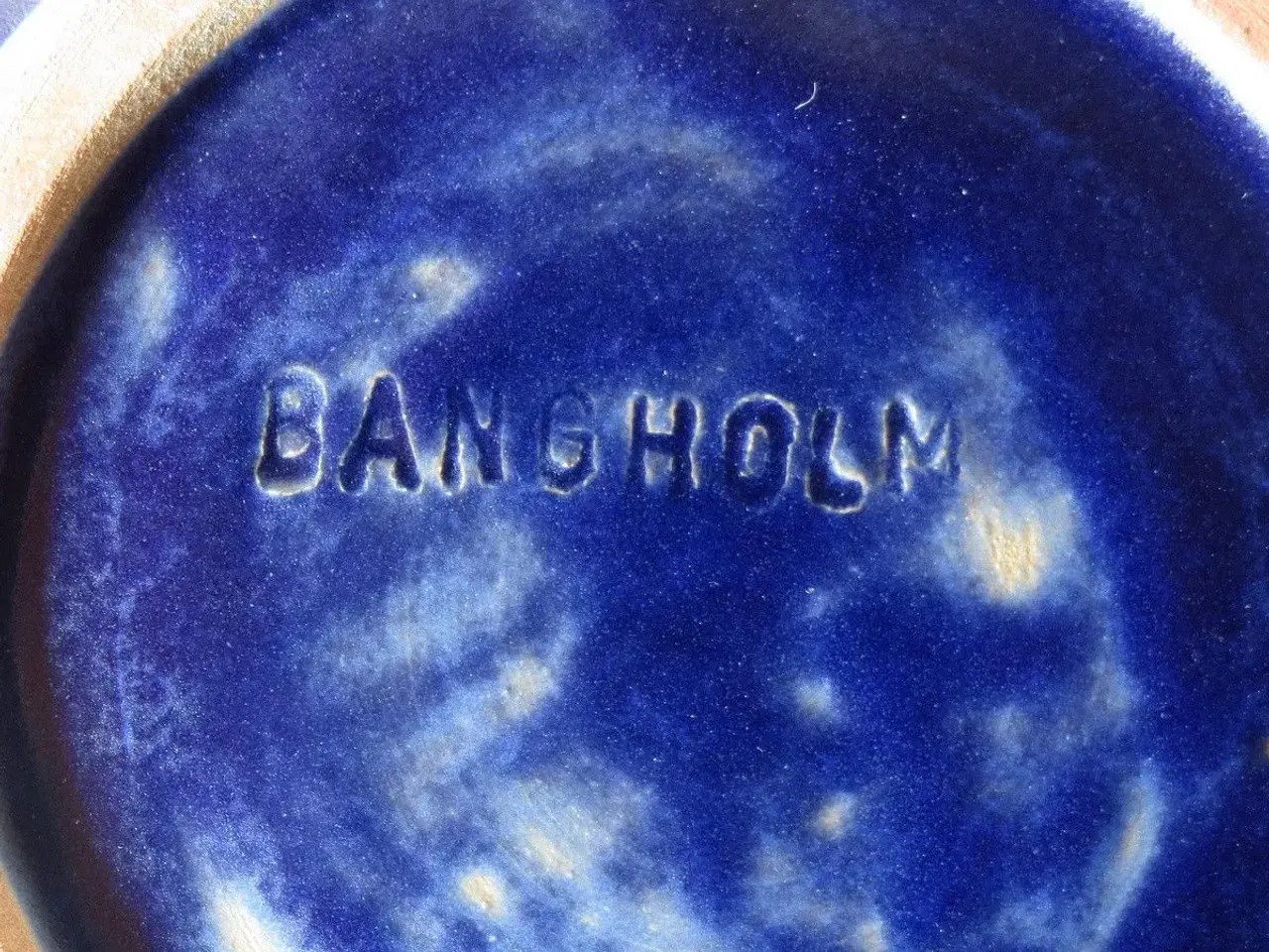Billede 3 - Flot, anvendelig, blå skål Bangholm