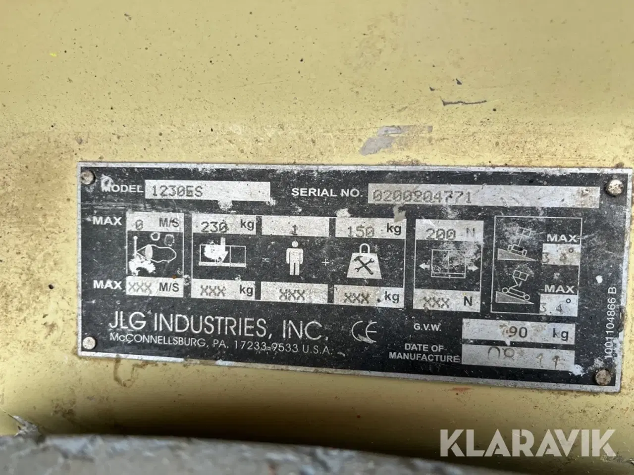 Billede 5 - Søjlelift JLG 1230ES