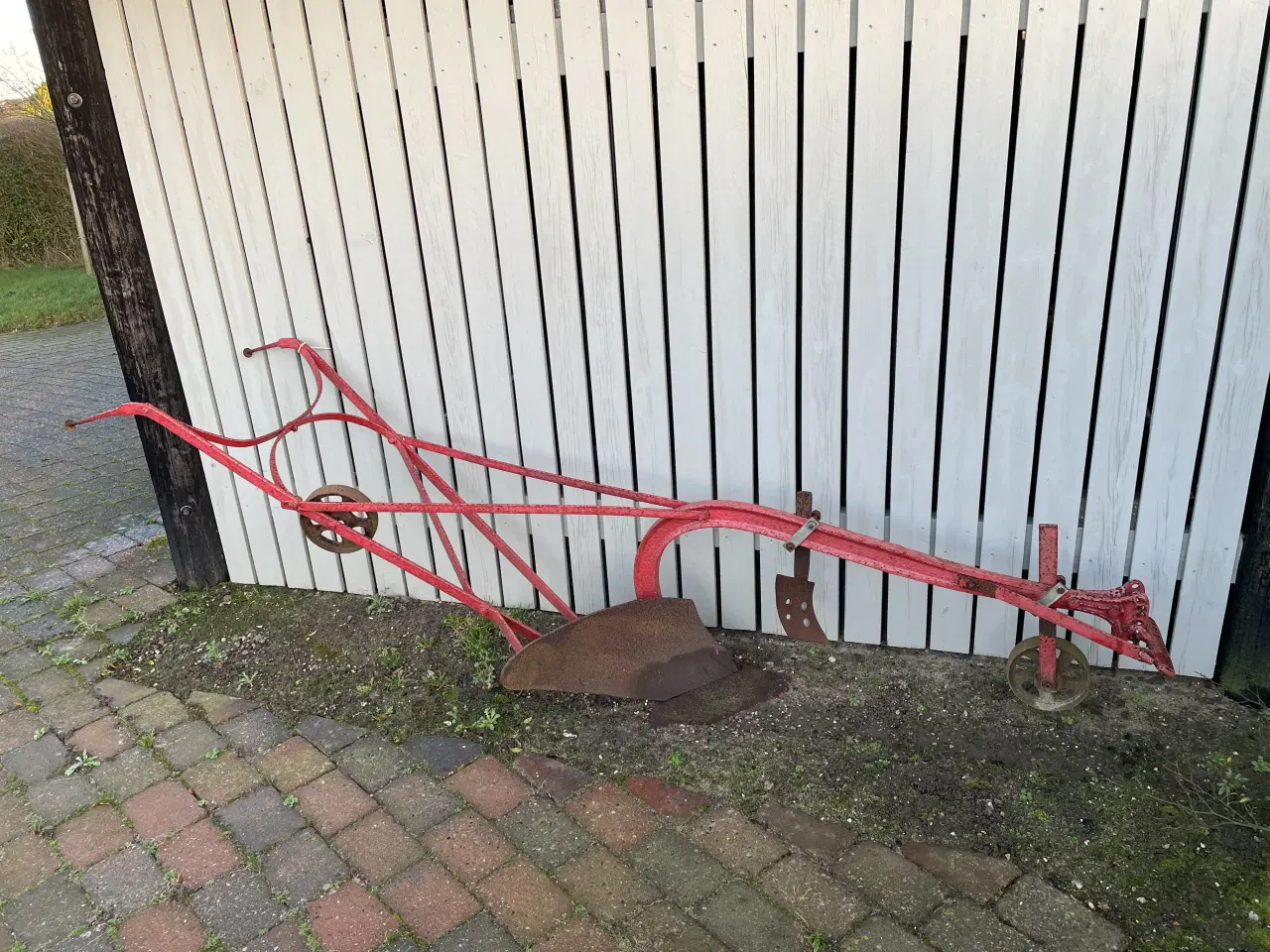 Billede 1 - Gammel dekorativ hesteplov