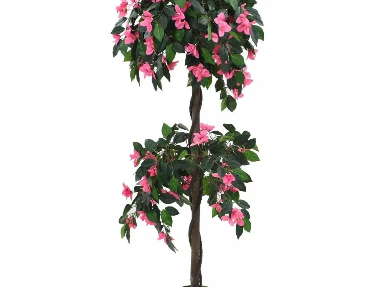 Billede 1 - Kunstig rhododendron med krukke 155 cm grøn og pink