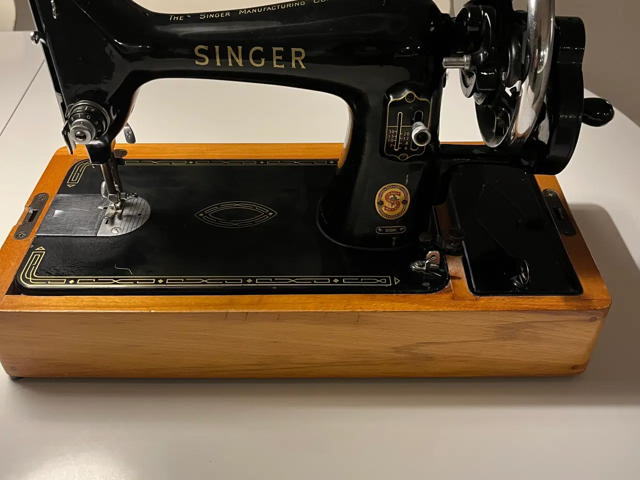 Billede 1 - Singer symaskine, fin stand