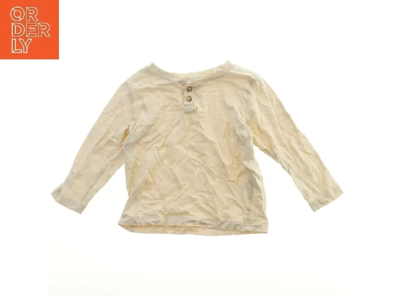 Billede 1 - Langærmet trøje med knapper fra H&M (str. 92)