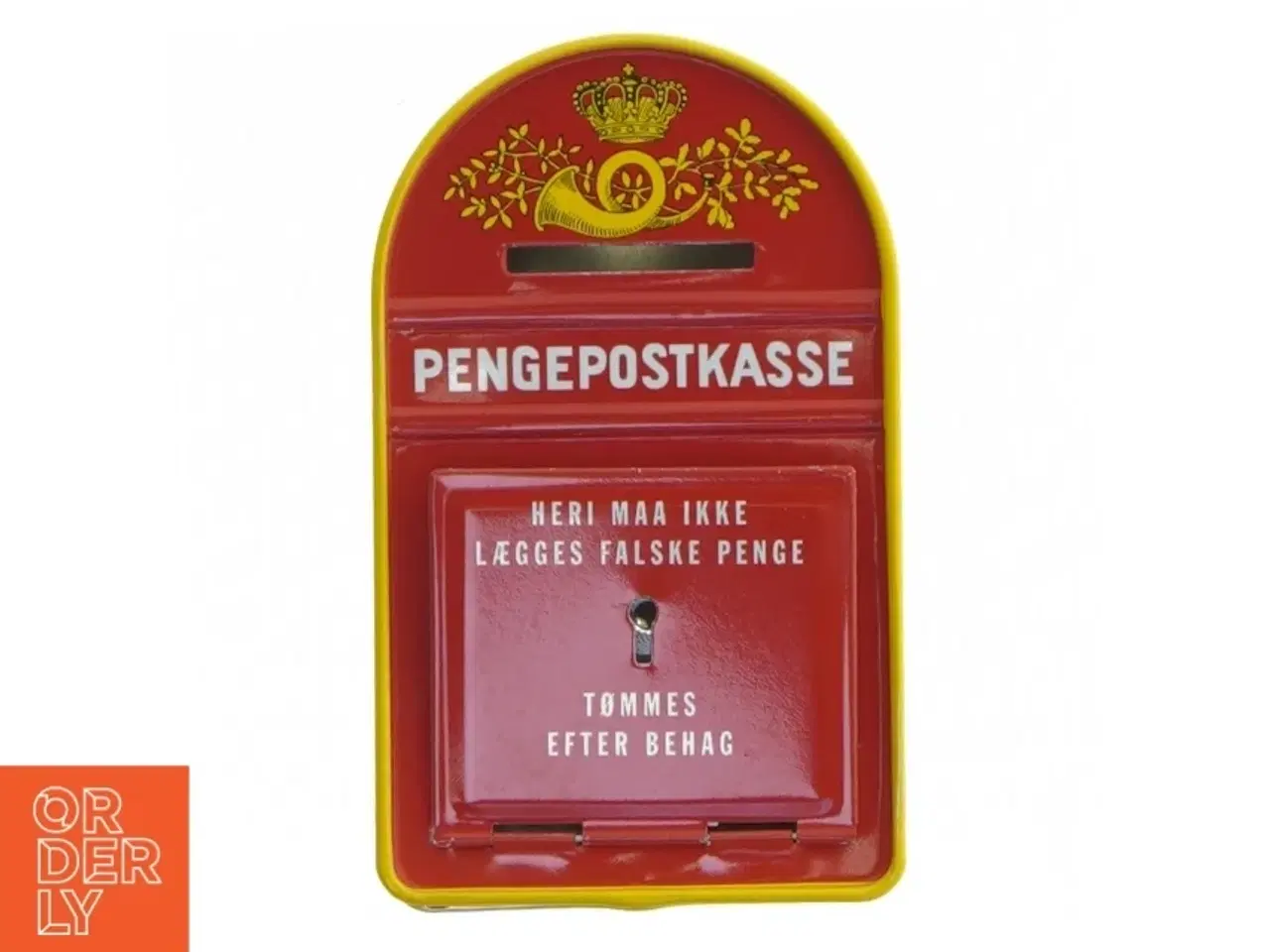 Billede 1 - Metal pengekasse model postkasse (str. 12 cm)