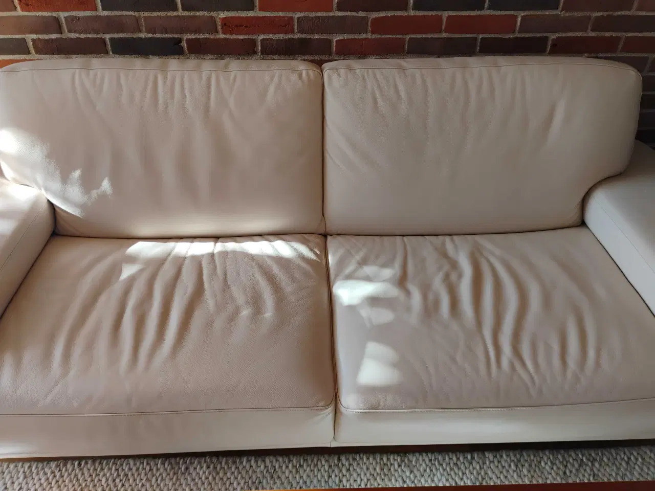 Billede 7 - Natuzzi sofasæt i lyst læder