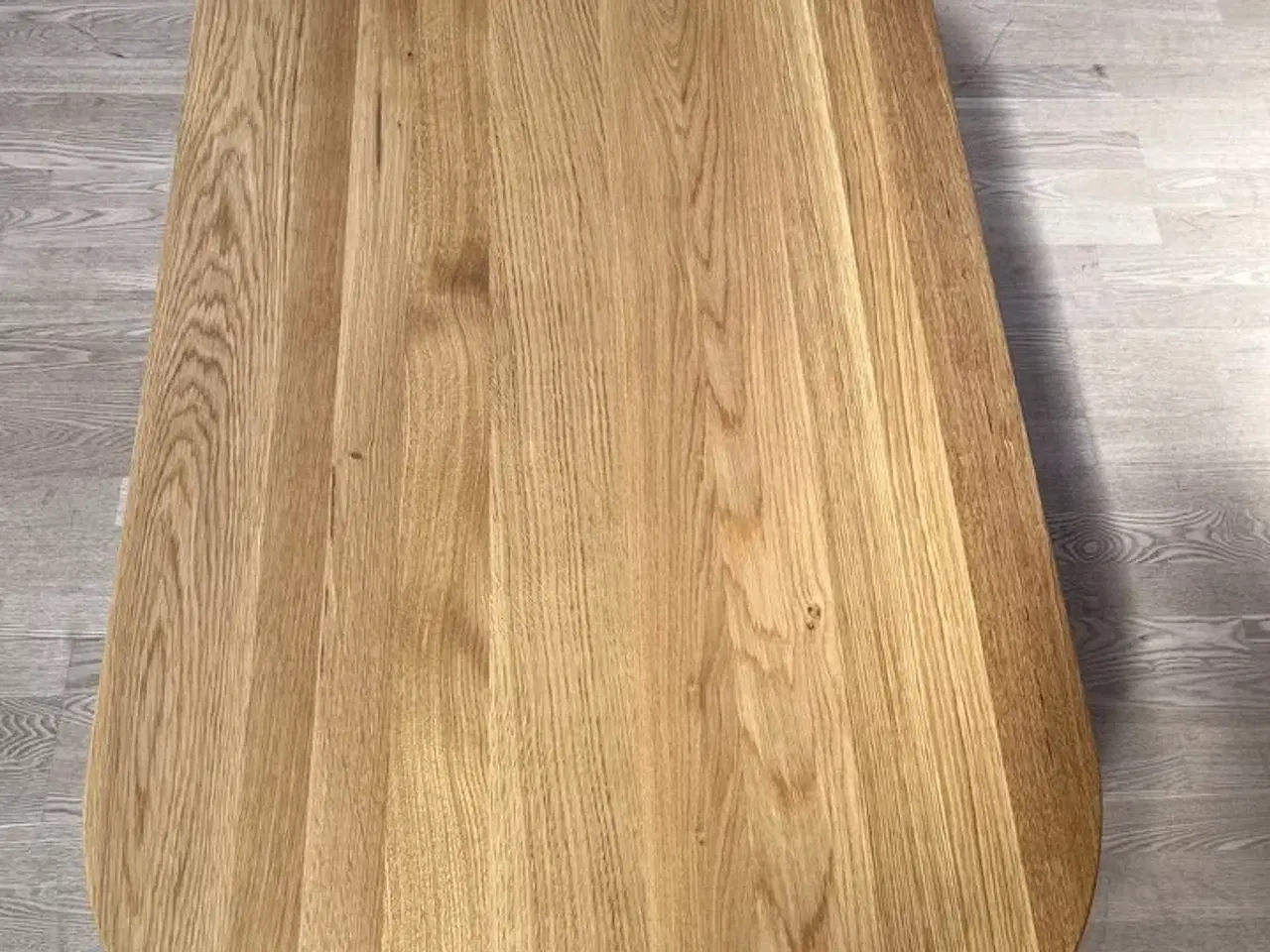 Billede 2 - Sofabord 65x120x48 cm. Massiv  natur olieret egetræ