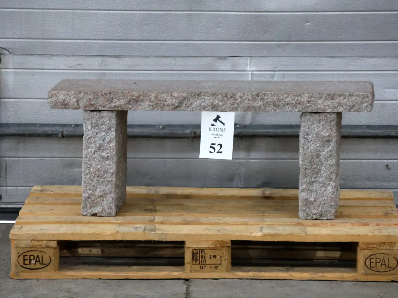 Billede 1 - Granit Havebænk