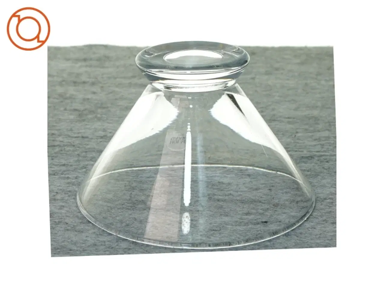 Billede 2 - Skål i glas fra Holmegaard (str. 15 x 9 cm)