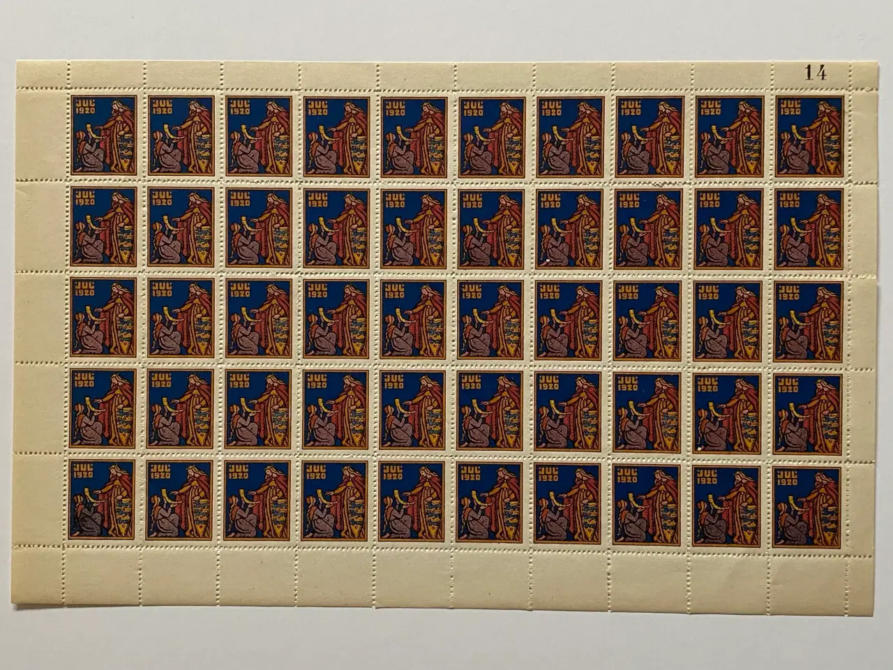 Billede 1 - Julemærker Danmark helark 1920