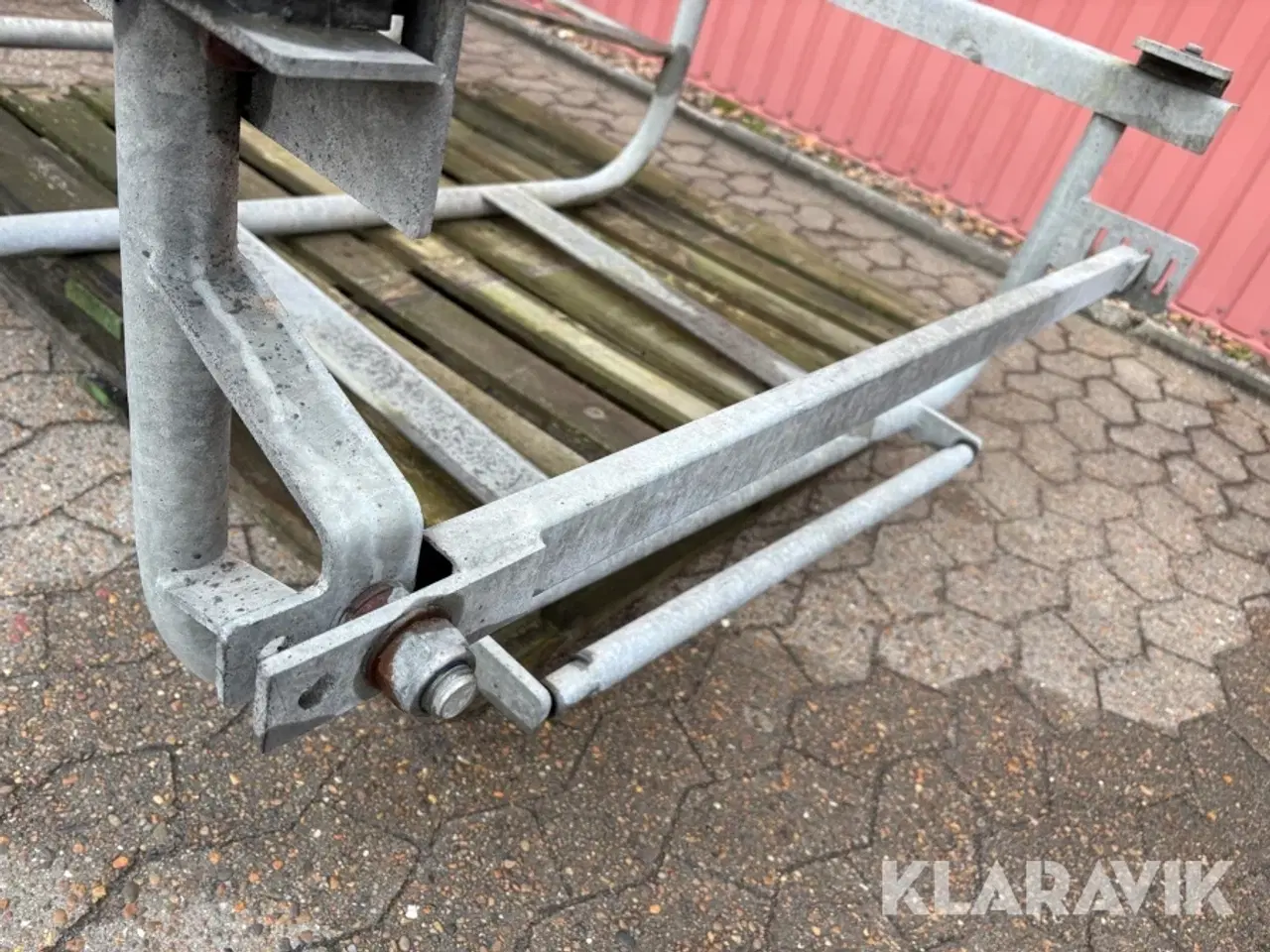 Billede 8 - Reservehjulophæng til under trailer - galvaniseret