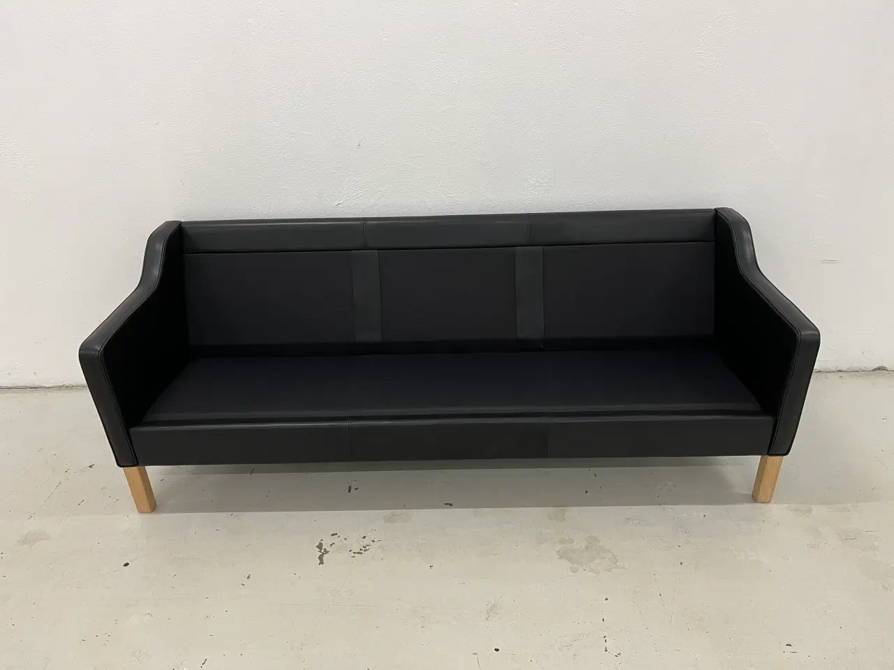 Billede 10 - Mogens Hansen MH195 2x3 Pers.Sofaer i sort premium