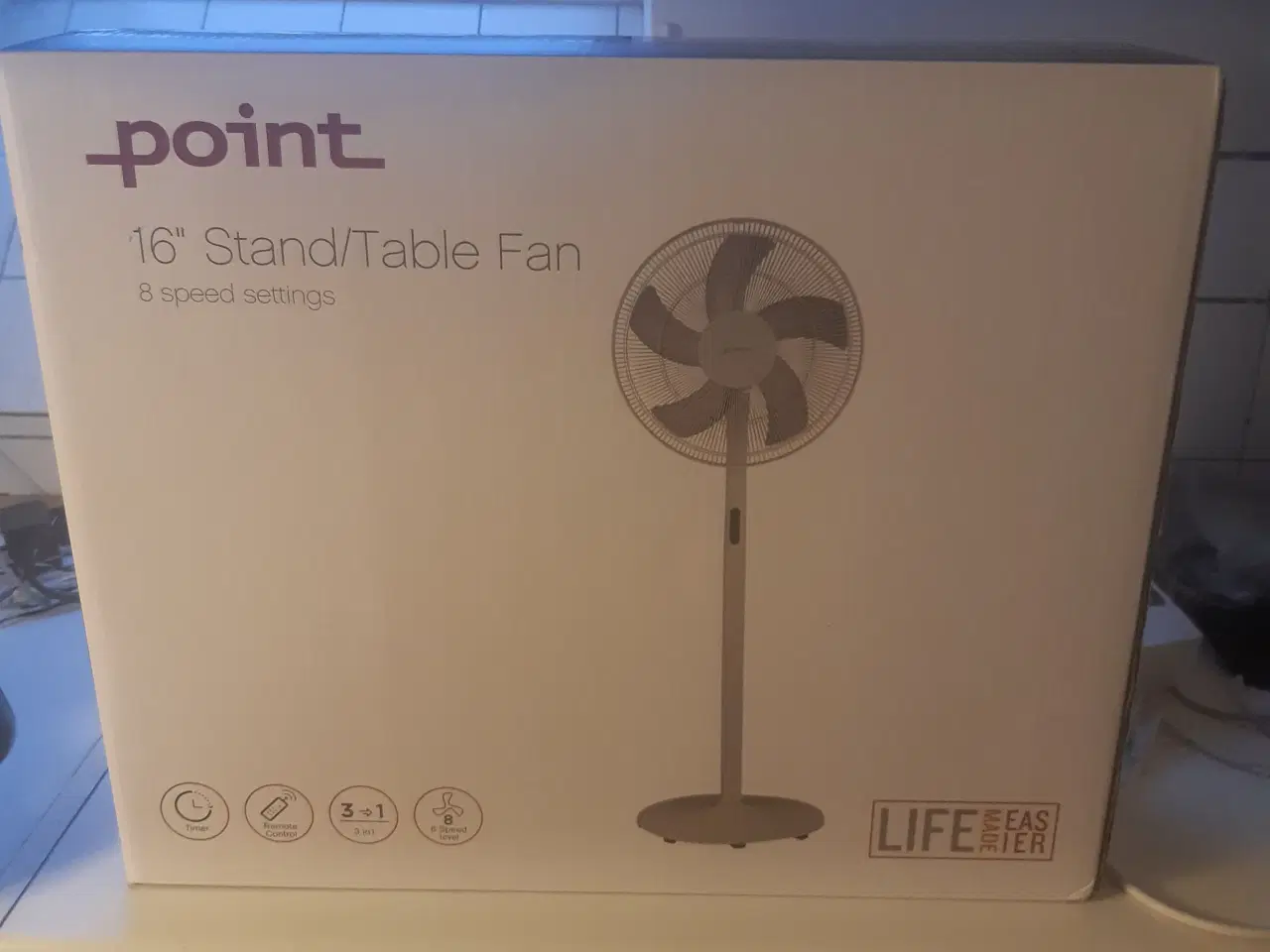 Billede 1 - Point, Point 16 stand table fan