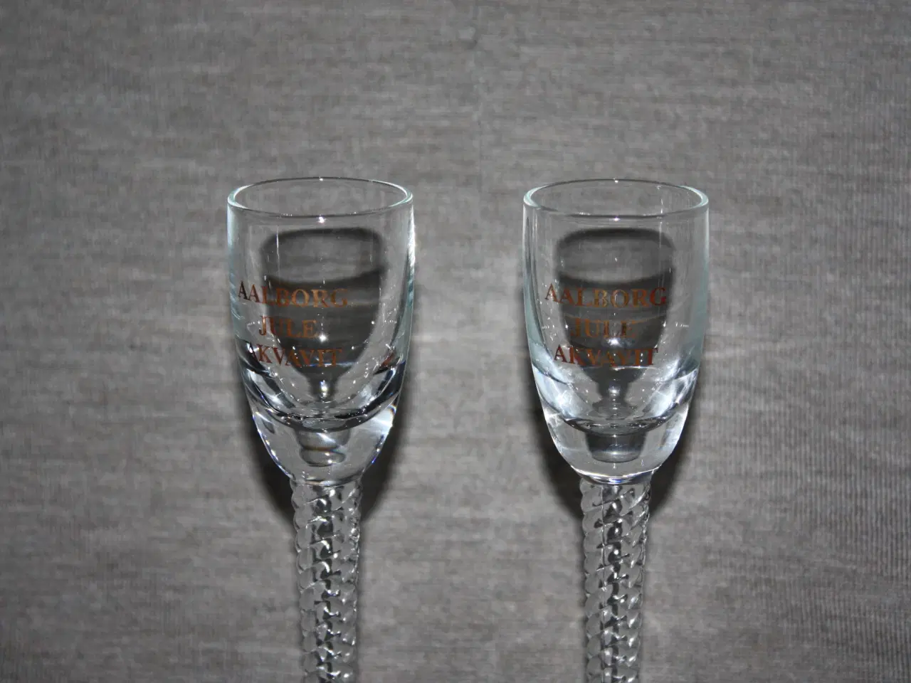 Billede 2 - Holmegaard Aalborg jule akvavit Snapseglas