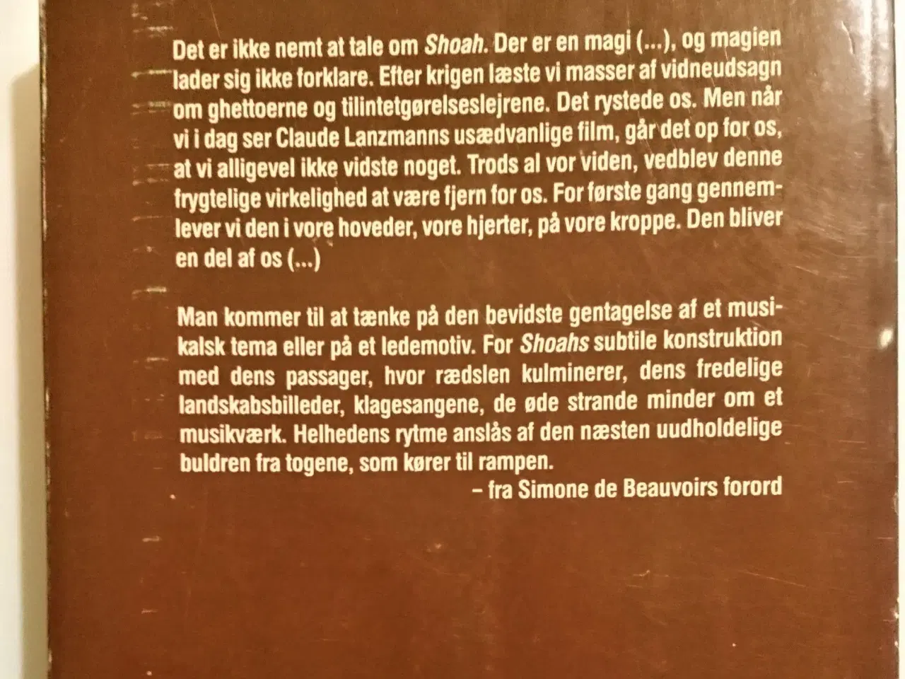 Billede 2 - Shoah - de overlevende beretter.Af Claude Lanzmann