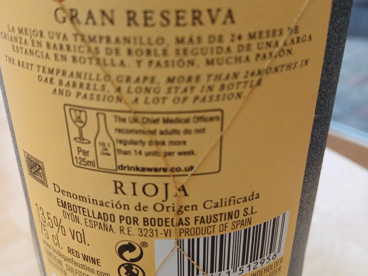 Billede 2 - RØDVIN. Faustino 1 Gran Reserva RIOJA