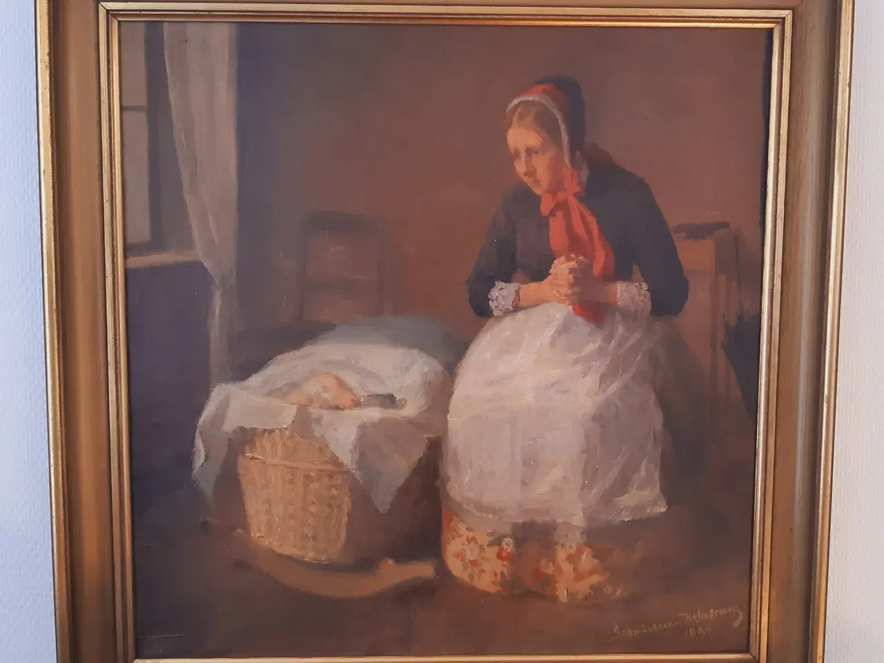 Billede 1 - Oliemaleri, Johan Gudmundsen-Holmgreen 1858 - 1912