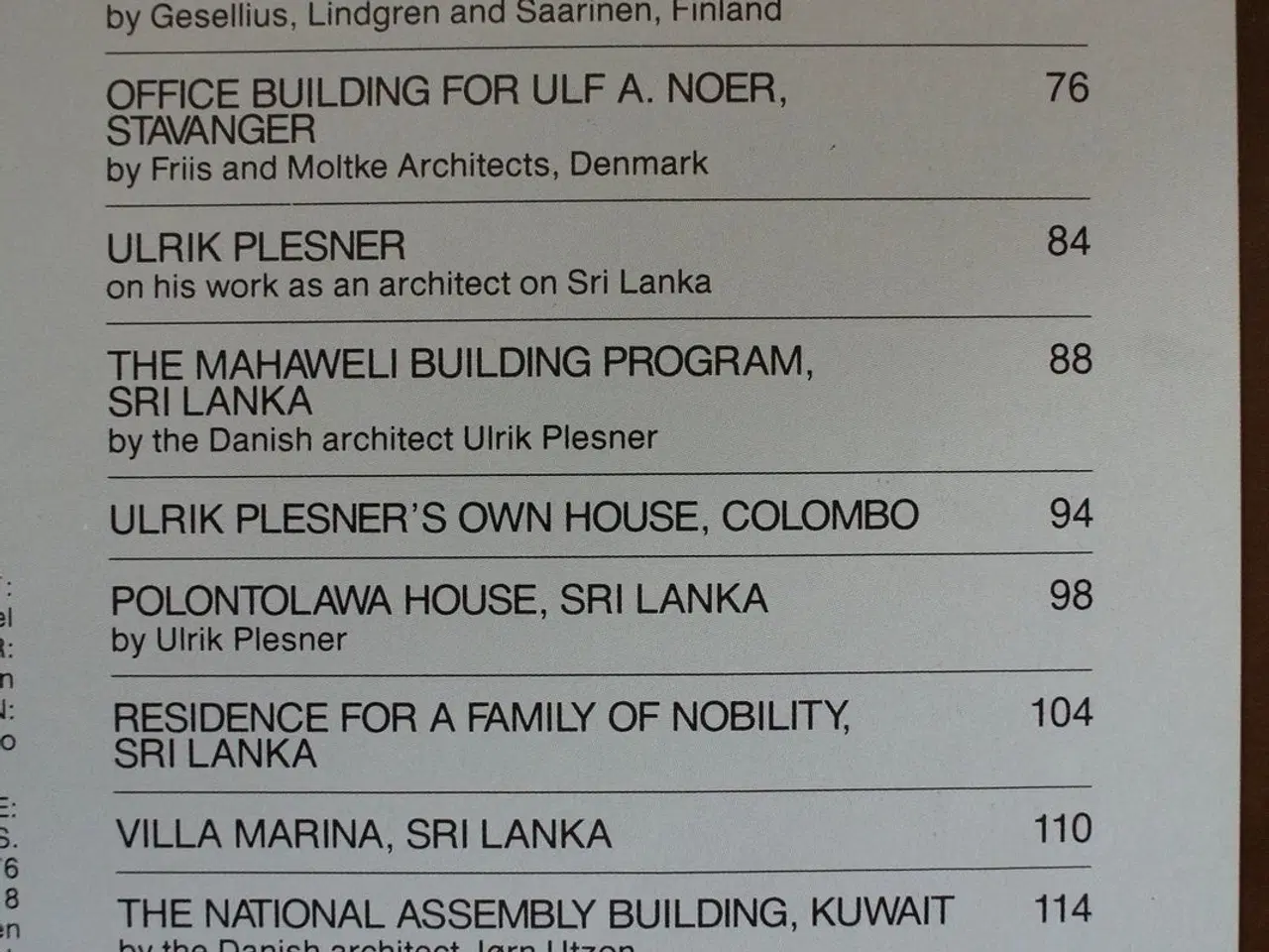 Billede 2 - living architecture no. 5 1986, edited by vibe uds