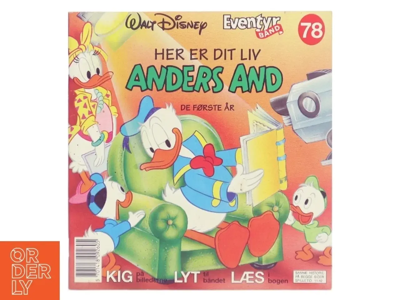 Billede 1 - Walt Disney Eventyr Bånd Kassette og Bog fra Walt Disney