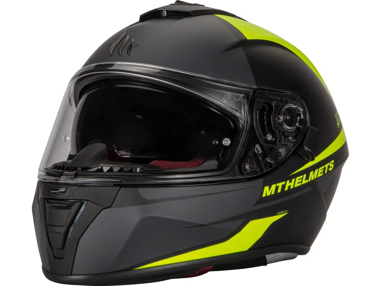 Billede 1 - MC / Scooter Styrthjelm MT Blade2 SV sort/fluo gul