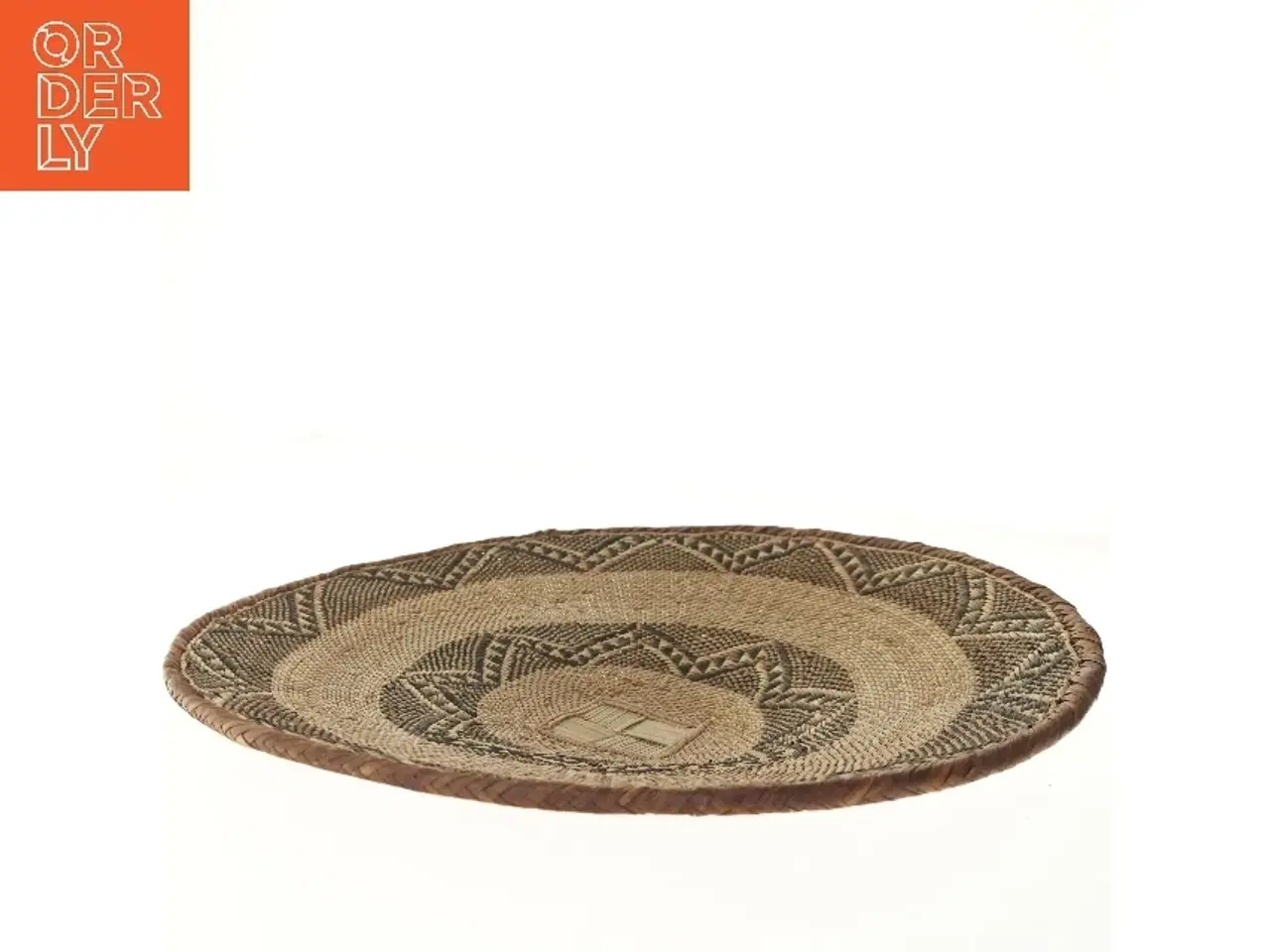 Billede 3 - Flettet rund kurv (str. Ø 56 cm)