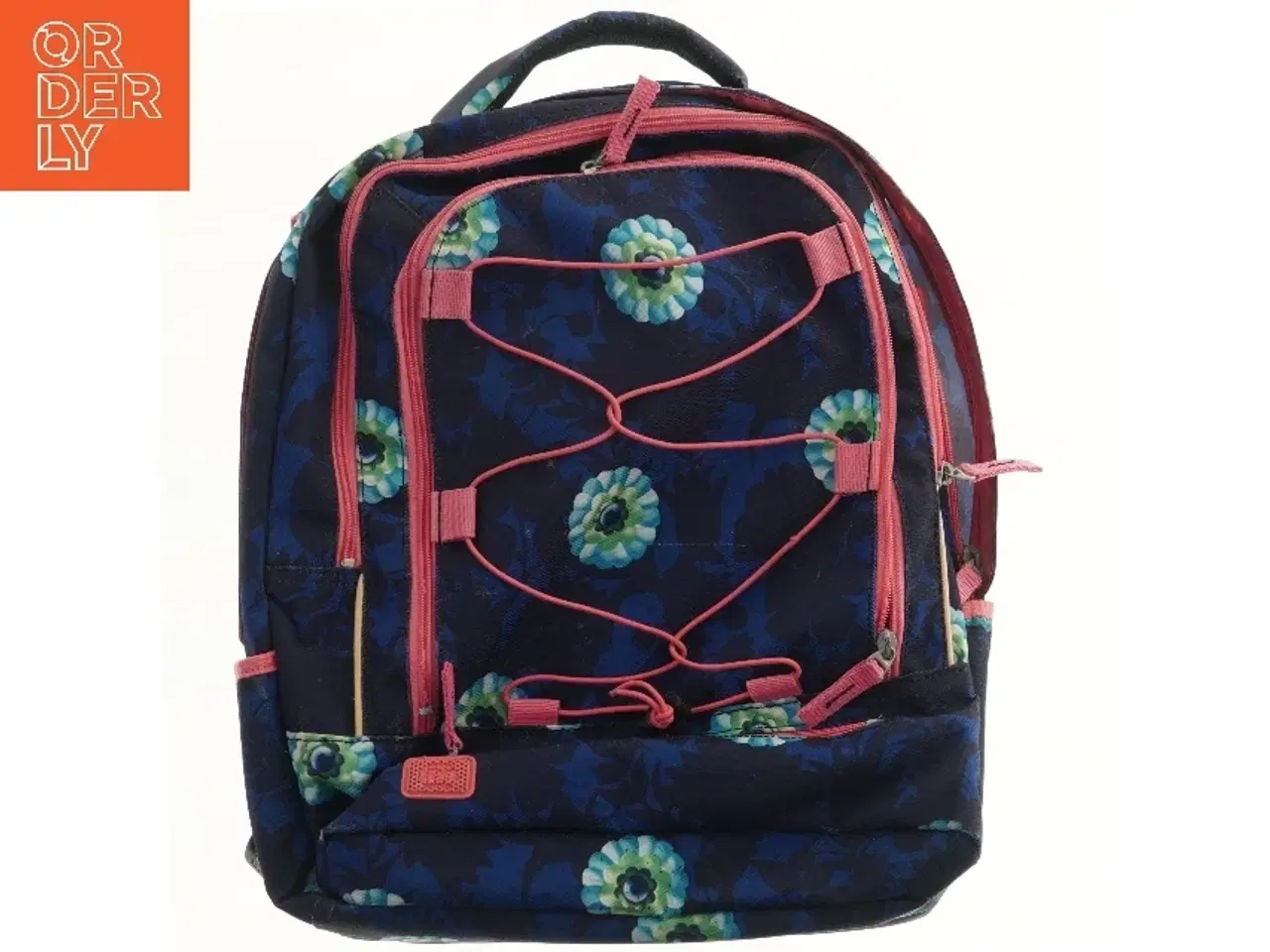 Billede 1 - Blomstret rygsæk fra Jeva (str. 45x40 cm)