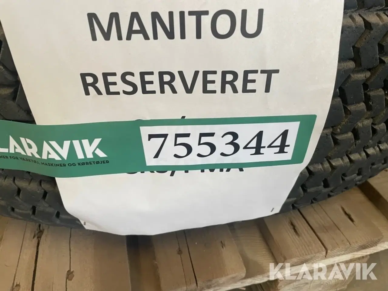 Billede 12 - Græs dæk til Manitou 440/80-24 4 styk