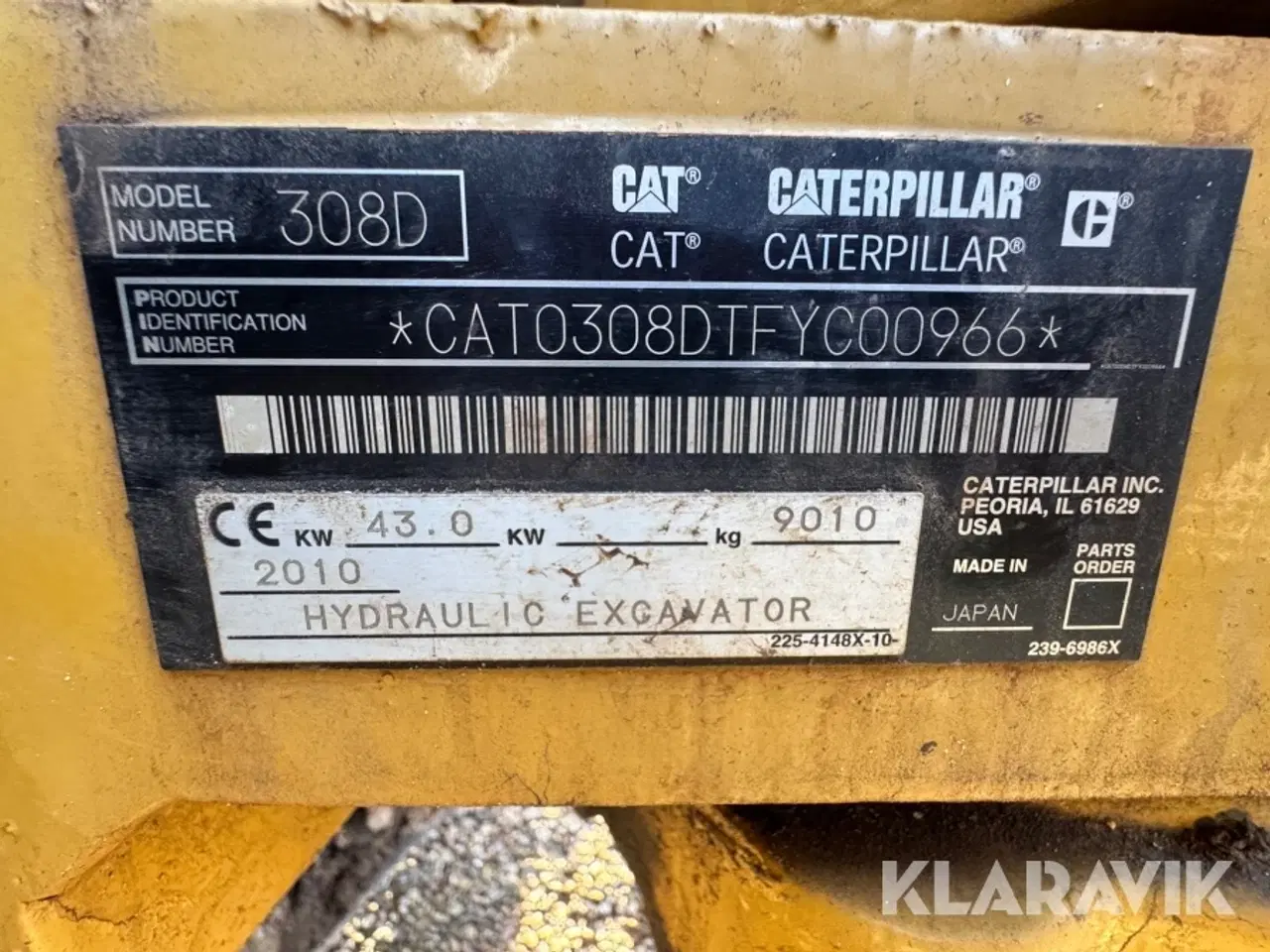 Billede 5 - Gravemaskine CAT 308D