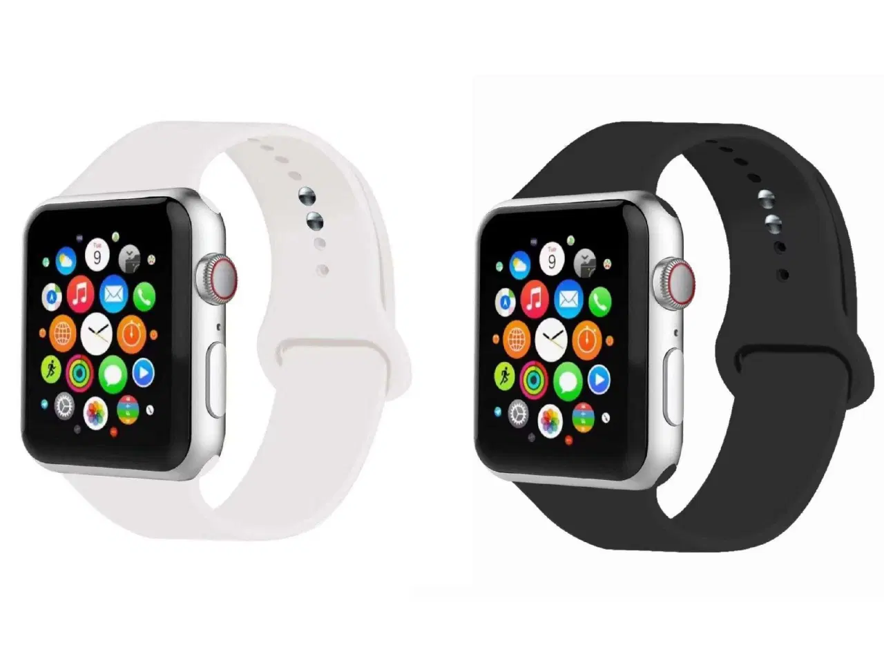 Billede 4 - Sportsrem til Apple Watch – Silikone & Justerbar
