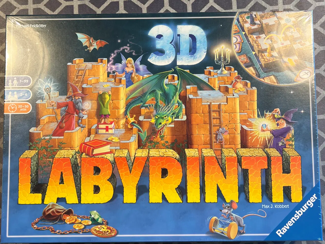 Billede 1 - Uåbnet 3D Labyrinth brætspil 