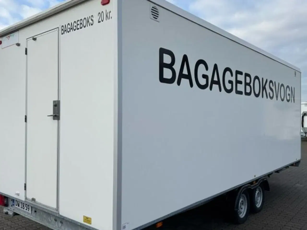 Billede 3 - Scanvogn 1900 Bagagebox vogn m. 54 skabe