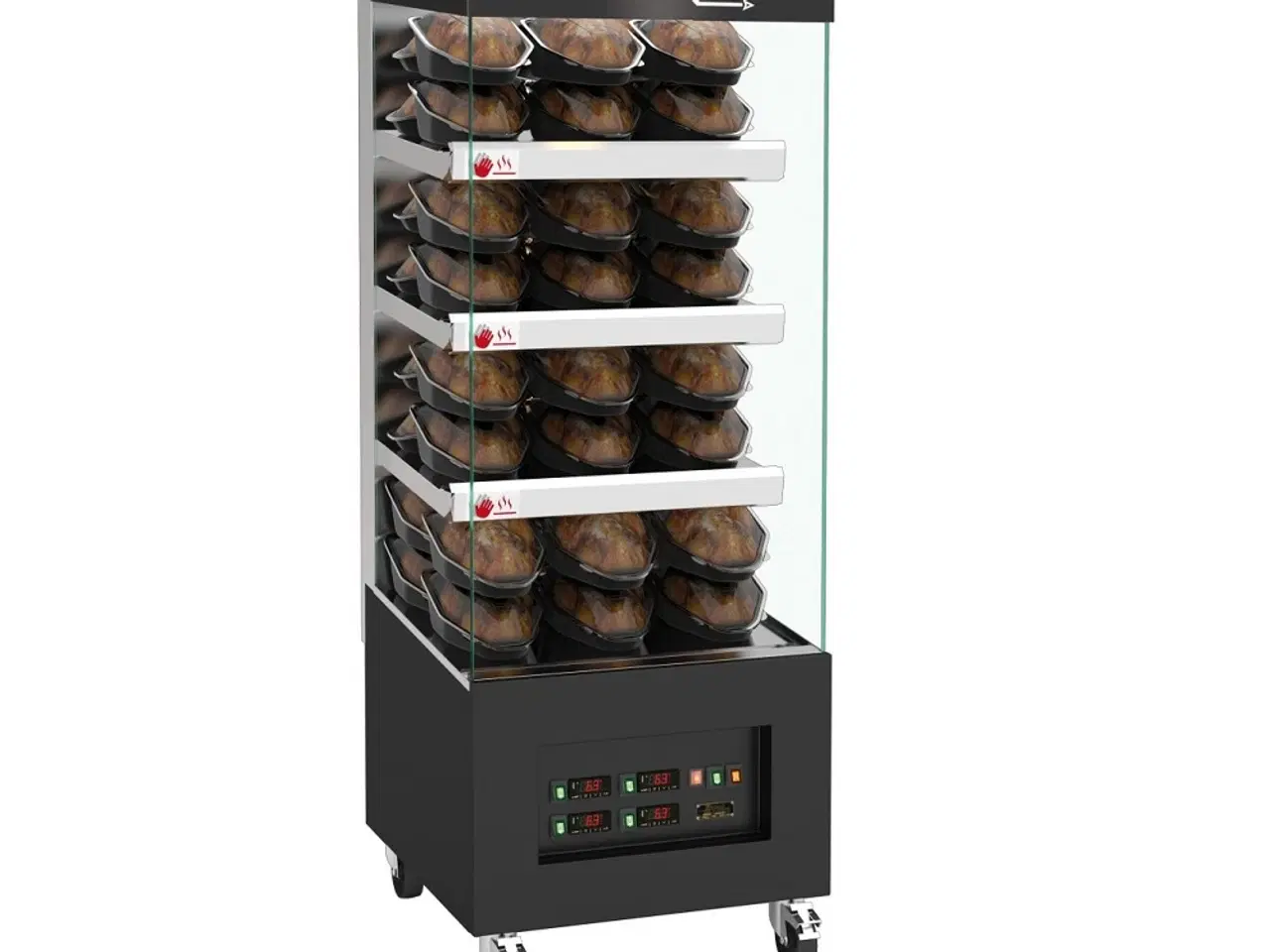 Billede 1 - Varmereol “Grab & Go” (Gulvmodel) – 5° Hældning