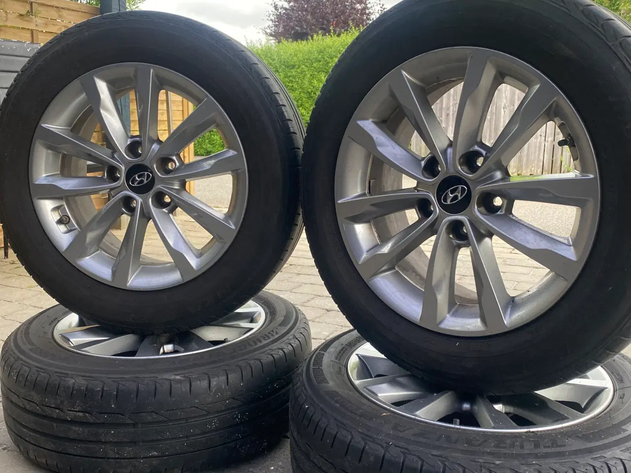 Billede 6 - Originale Hyundai hjul 16” med Tpms og sommerdæk 