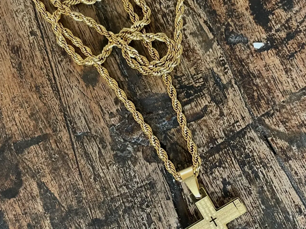 Billede 2 - Forskellige 14kt goldfilled halskæder med kors