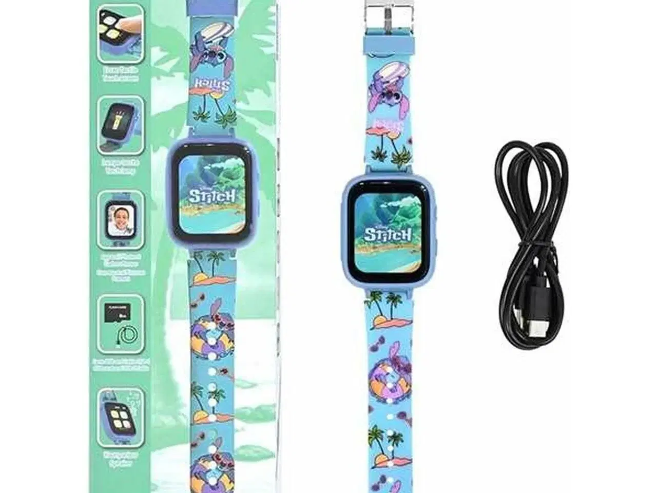 Billede 2 - Smartwatch til børn Lexibook - Stitch, blå