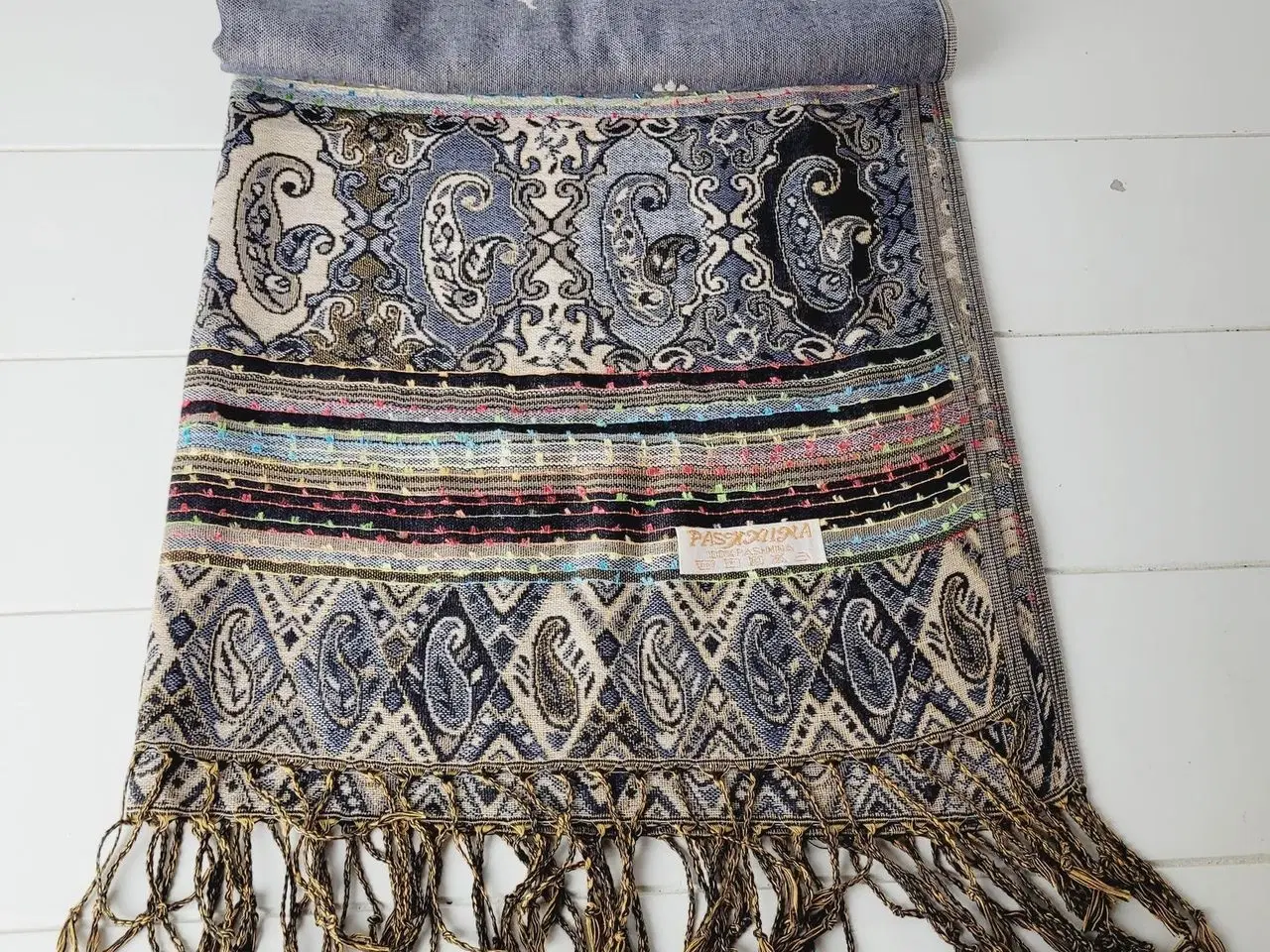 Billede 2 - ⭐️- Elegant og Blødt Pashmina Tørklæde - UBRUGT