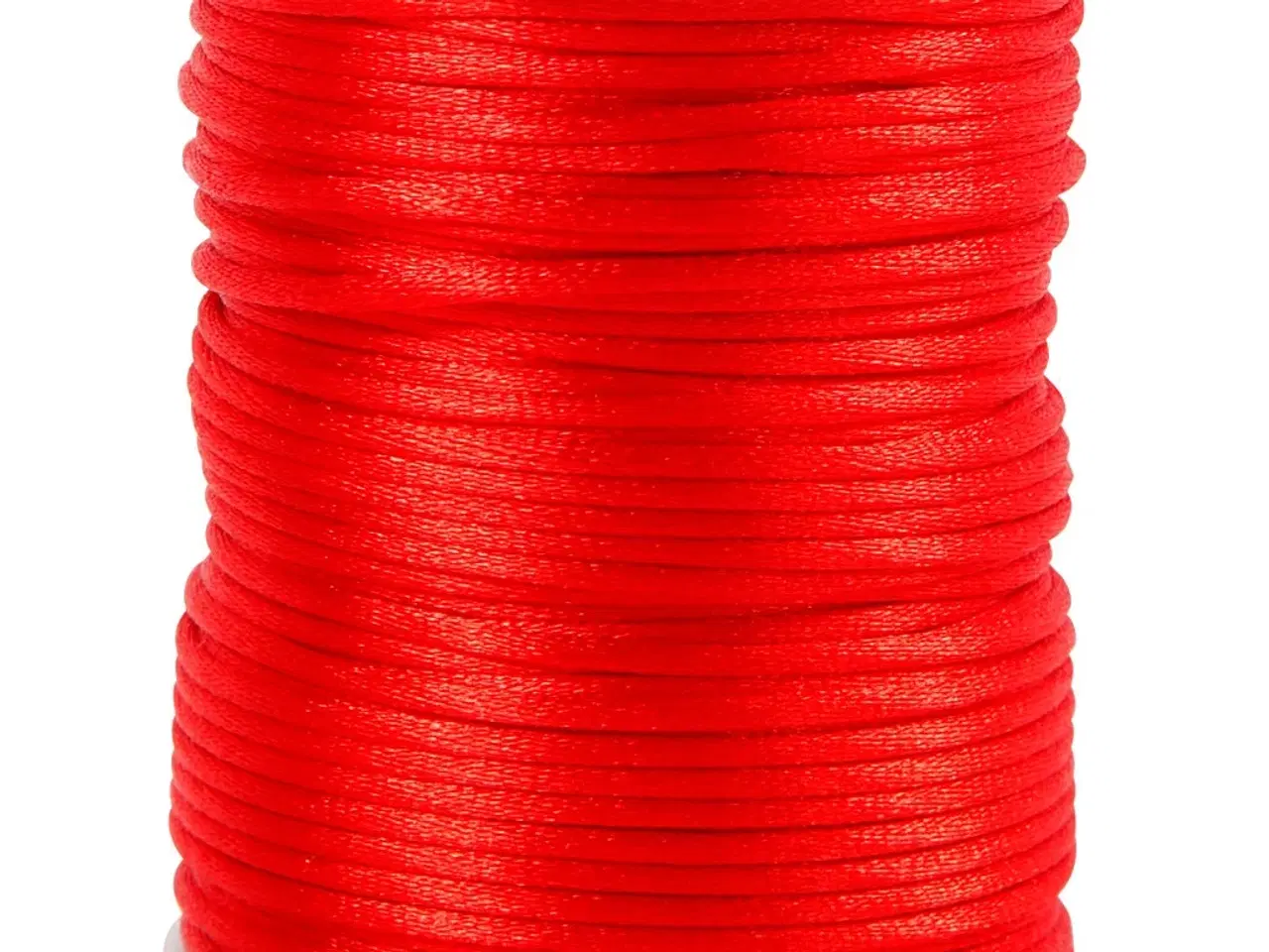 Billede 1 - Rød Satinsnor 2 mm - 50 m til Gaveindpakning